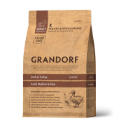 GRANDORF DOG 1 кг DuckTurkey MEDMAXI (утка с индейкой для собак средних и крупных пород) 1 кг.