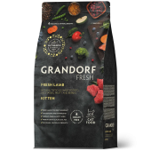 Grandorf fresh Сat 2кг kitten свежее мясо Ягн с бататом для КОТЯТ