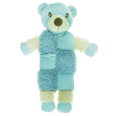 AROMADOG Игрушка для собак Мишка 20 см с 3 пищалками голубой (31001)