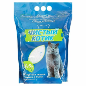 Наполнитель силик. 3,5 л Чистый котикс синими гранулами