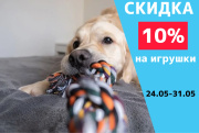 Скидка 10% на игрушки 