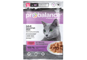 PROBALANCE Д/КОШЕК 85г GOURMET DIET (ТЕЛЯТИНА И ЯГНЕНОК В ЖЕЛЕ ПАУЧ) 02РВ314	