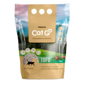 Наполнитель 6л (2,5кг)Cat Go TOFU Комкующийся ТОФУ Хвоя