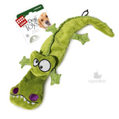 75021 Игрушка для собак Крокодил с 4-мя пищалками 38см, серия PLUSH FRIENDZ