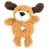 Игрушка AROMADOG Rescue для собак Собачка-кольцо 25 см с пищалкой, рыжая (34001)