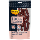 Лакомство Мнямс для собак Мини-колбаски из ягненка 75г (32052)