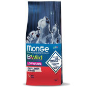 Monge Dog 12кг(цена за 1кг) BWild LOW GRAIN олень для ЩЕНКОВ всех пород