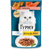 Гурме ПЕРЛ Желе де-Люкс Лосось26x75gRU