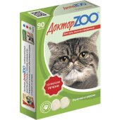 ДокторZoo витамины 90таб, печень д/кошек