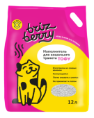 Наполнитель д/кош.туалета Brizberry Тофу без запаха, 5 кг (12 л) уп. 3 шт
