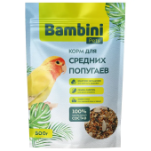 Корм Bambini Pets для средних попугаев, 800 г (35001)