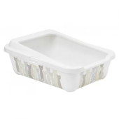 Moderna Luxurious туалет-лоток с бортом Hercules 51x39x19h см, черный (31011)