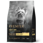 Premier dog 3 кг turkey adult mini 