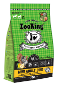 Полнорационный сухой корм для взрослых собак мини пород ZooRing Mini Adult Dog Индейка и рис с грушей с глюкозамином и хондроитином 700 гр.