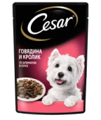 Cesar гов/кролик/шпинат 28*85г, 10222843