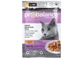 PROBALANCE Д/КОШЕК 85г GOURMET DIET (ТЕЛЯТИНА И КРОЛИК В ЖЕЛЕ ПАУЧ) 02РВ315