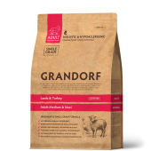 GRANDORF DOG 1кг Lamb Turkey Med/Maxi ягненок с индейкой для соб сред и круп пород 