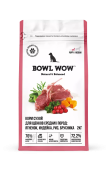 BOWL WOW 2кг С/К Д/ЩЕНКОВ СРЕДНИХ ПОРОД С ИНДЕЙКОЙ, ЯГНЕНКОМ, РИСОМ И БРУСНИКОЙ 
