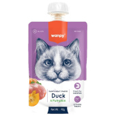 Лак Wanpy Cat 90гр Мясной мусс из утки и тыквы 