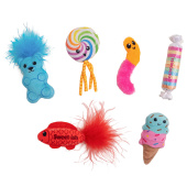 Игрушка Catstages Dental для кошек Вкусняшки (цена за 1шт) с кошачьей мятой, 6 шт в комплекте (34005)