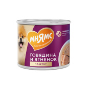 Мнямс 200гр Паштет из говядины и ягненка для собак ЗДОРОВЫЕ СУСТАВЫ 