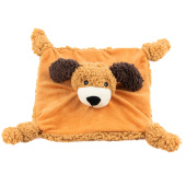 Игр AROMADOG Собачка-плед 30 см с пищалкой, рыжая 