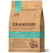 GRANDORF DOG 4 Meat PROBIOTIC MEDMAXI (4 мяса с пробиотиками для собак сред и крупных) 10 кг.													GRANDORF DOG 4 Meat PROBIOTIC MINI (4 мяса с пробиотиками для мини пород) 3 кг.													