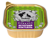 Консервы ZooRing для кошек паштет Вечерний коктейль, 100 гр