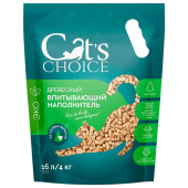 Древесный впитывающий наполнитель Cats choice 16 л/4 кг (35001)