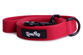 Поводок из биотана прошитый LionPets LP-730-2 (Красный) (Размер 1 ширина 2,0 см, длина 1,5 метра)