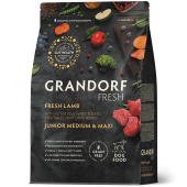 GRANDORF Fresh DOG 1кг JUNIOR LambSweet Potato (Свежее мясо ягненка с бататом для юниоров) 1 кг																				