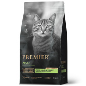 Premier Cat 2кг LambTurkey ADULT (Свежее мясо ягненка с индейкой для кошек)												