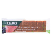 ЛАКОМСТВО TITBIT БАТОНЧИК С МЯСОМ ИНДЕЙКИ И ЧЕРНОСЛИВОМ 40г 021293