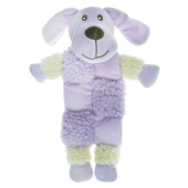 AROMADOG Игрушка для собак Собачка 20 см с 3 пищалками сиреневая (29004)
