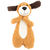 Игрушка AROMADOG Rescue для собак Собачка без наполнителя 30 см с пищалкой, рыжая (34001)