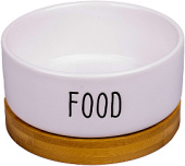 Миска Mr.Kranch керамическая Food 340 мл белая (33005)
