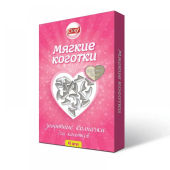 Коготки (Cliny) накладные д/кошек M жемчужно-белые (40шт)