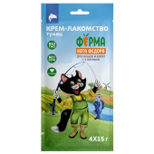 Крем-лак Ферма кота Фед для кошек и котят ТУНЕЦ 4 шт х 15 г 