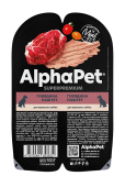 AlphaPet 100 гр паштет с говяд д/собак