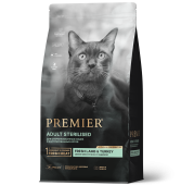 Premier Cat 8кг (цена за 1кг) для серилиз кош LambTurkey Ягн,Индейка