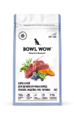 BOWL WOW С/К Д/ЩЕНКОВ КРУПНЫХ ПОРОД С ИНДЕЙКОЙ, ЯГНЕНКОМ, РИСОМ И ЧЕРНИКОЙ 5кг (УЛУЧШ.СОСТАВ) 1498