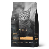 Premier Cat 400гр Turkey ADULT Свежая ИНДЕЙКА для кошек