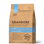 GRANDORF DOG 3кг white fish med maxi белая рыба сред и крупн под