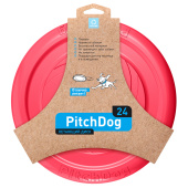 PitchDog летающий диск d 24 см, розовый (32003)
