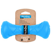 PitchDog Игровая гантель для апортировки, длина 19 см, диаметр 7 см, голубая (31021)