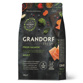 Grandorf fresh cat dult свежее филе лосося с бататом для кошек 400 г