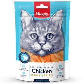 Wanpy Cat Лакомство для кошек мягкая вяленая соломка из курицы 80 г (31003)
