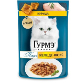 Гурме ПЕРЛ Желе де-Люкс курица 26x75gRU