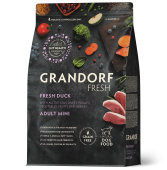 GRANDORF Fresh Dog 1кг Adult MINI DuckSweet Potato (Свежее мясо утки с бататом для собак мелких пород) 												