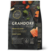 GRANDORF Fresh Dog 1кг Adult MINI SalmonSweet Potato (Свежее филе лосося с бататом для собак мелких пород)														